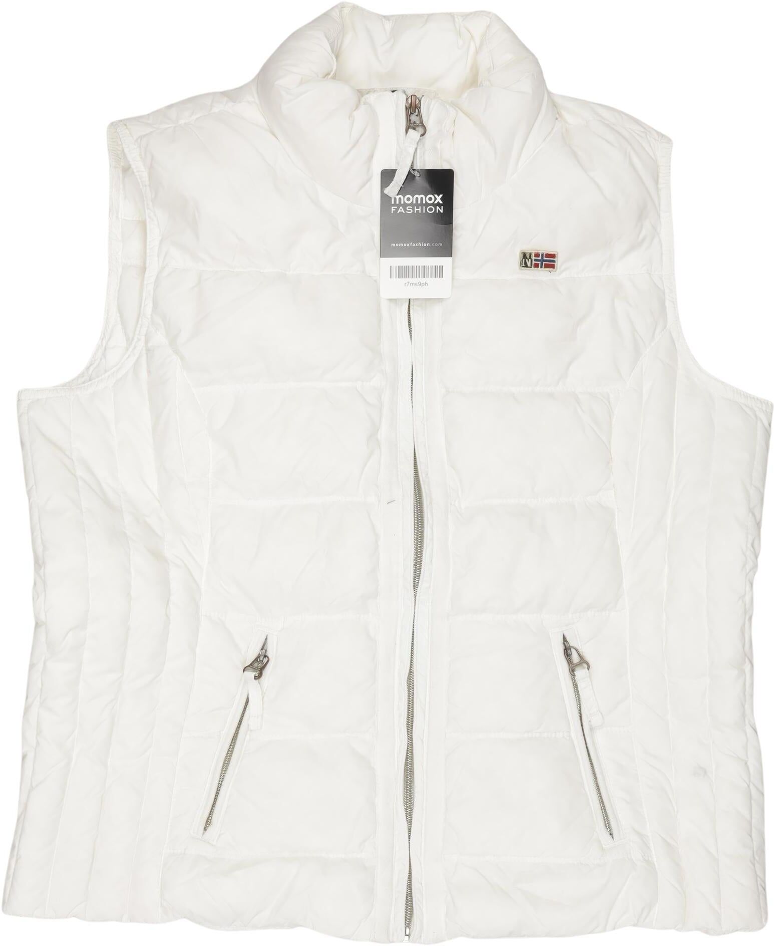 Napapijri Damen Weste, Weiß, Gr. XL, Synthetik / Daunen - Second Hand