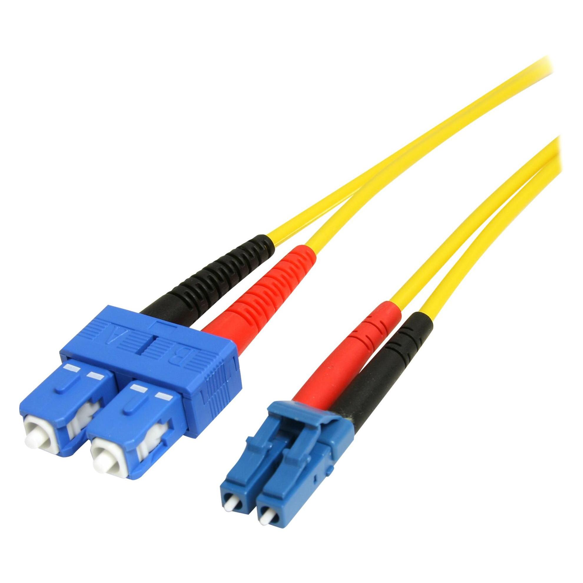 StarTech 4m Lc To Sc Fiber Patch Cable (4 m) (SMFIBLCSC4)