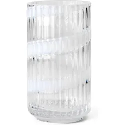 Lyngby, Vase, Glasvase swirl white (1x)