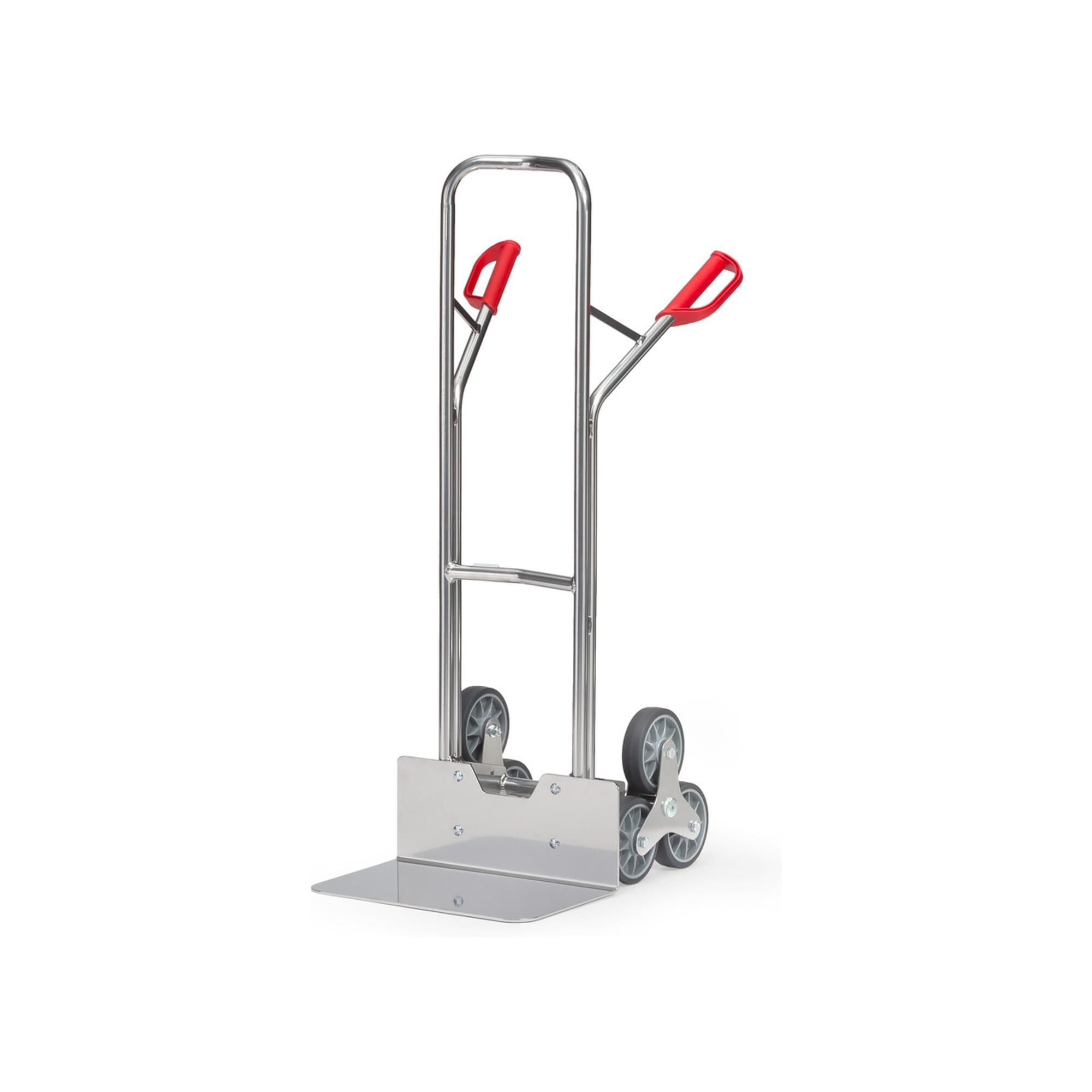 fetra Alu-Treppenkarre 1326 3-arm. Rad-Stern - Tragkraft 200kg Schaufel 30x48cm (AK1326)