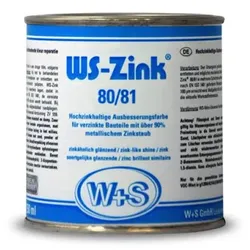 WS-Zink 80/81 zinkähnlich glänzend, Zinkausbesserungsfarbe DIN EN1461, 250ml