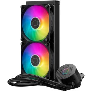 Cooler-Master CPU-Kühler MasterLiquid Lite 240L Core ARGB, PWM, AiO-Wasserkühler, für Intel & AMD, ARGB-LED