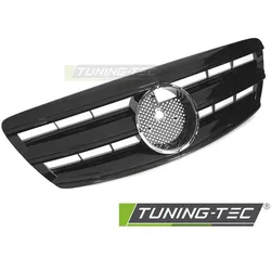 Sportgrill Schwarz glänzend passend für Mercedes W220 02-05