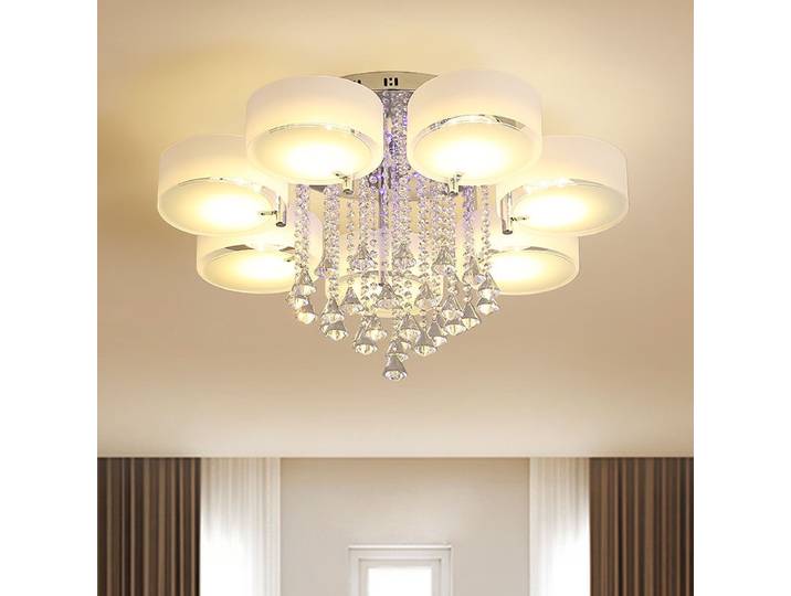 Luminaires suspendus modernes à intensité variable pour chambre double, couloir et patio