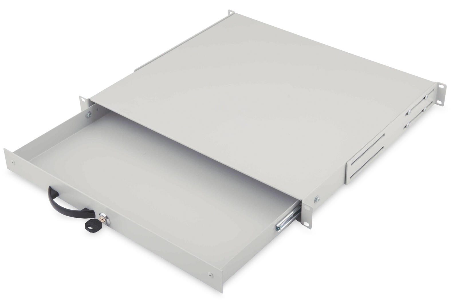 Digitus 19" Serverschrank Schublade für Tastaturen & Dokumente 1HE RAL7035 grau (DN-19 KEY-1U)