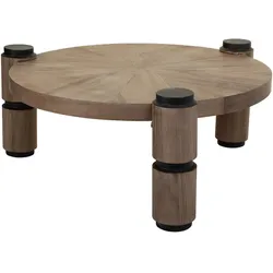 COUCHTISCH aus Holz und Metall D110x46 cm