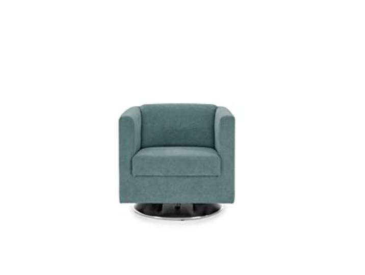 LOOKS by Wolfgang Joop Looks I Designer Sessel mit Federkern, Holzwerkstoff, Petrol, 72x71x75 cm
