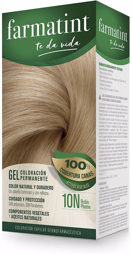 Farmatint Gel coloração permanente #10n-loiro platinado