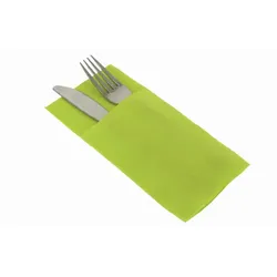MONOUSO - Besteckservietten 40x40cm Pistazie (60 Stück)