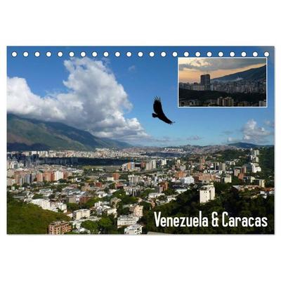 Venezuela & Caracas (Tischkalender 2026 DIN A5 quer), CALVENDO Monatskalender
