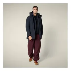 Save The Duck für Herren. D41448M-MATT21 Sesle Parka blau (M), Lässig, Nachhaltig, Recyceltes Nylon