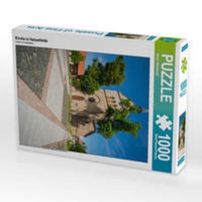 CALVENDO Puzzle Kirche in Hasselfelde 1000 Teile Lege-Größe 48 x 64 cm Foto-Puzzle Bild von Martin Wasilewski