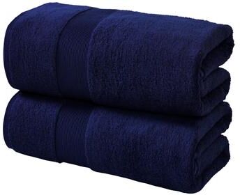 Fabstyles Luxury Large Bath Sheet 35 by 70 Inches Set of 2