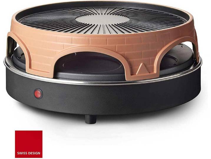 Emerio Standgrill Pizza-Ofen, PIZZARETTE PO-113255.4 Pizza-Raclette-Grill 3 in 1, 1500 W