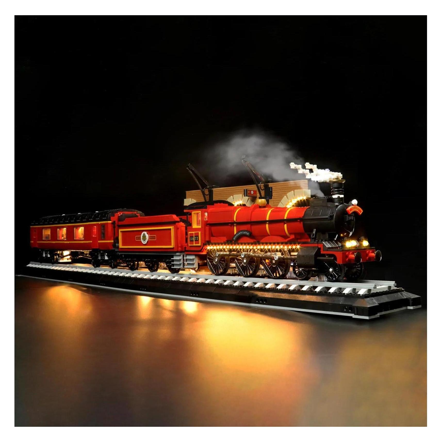 BrickBling LED Licht Set für LEGO Harry Potter: Hogwarts Express - Sammler Edition (76405) inkl. Fernbedienung (P41502)