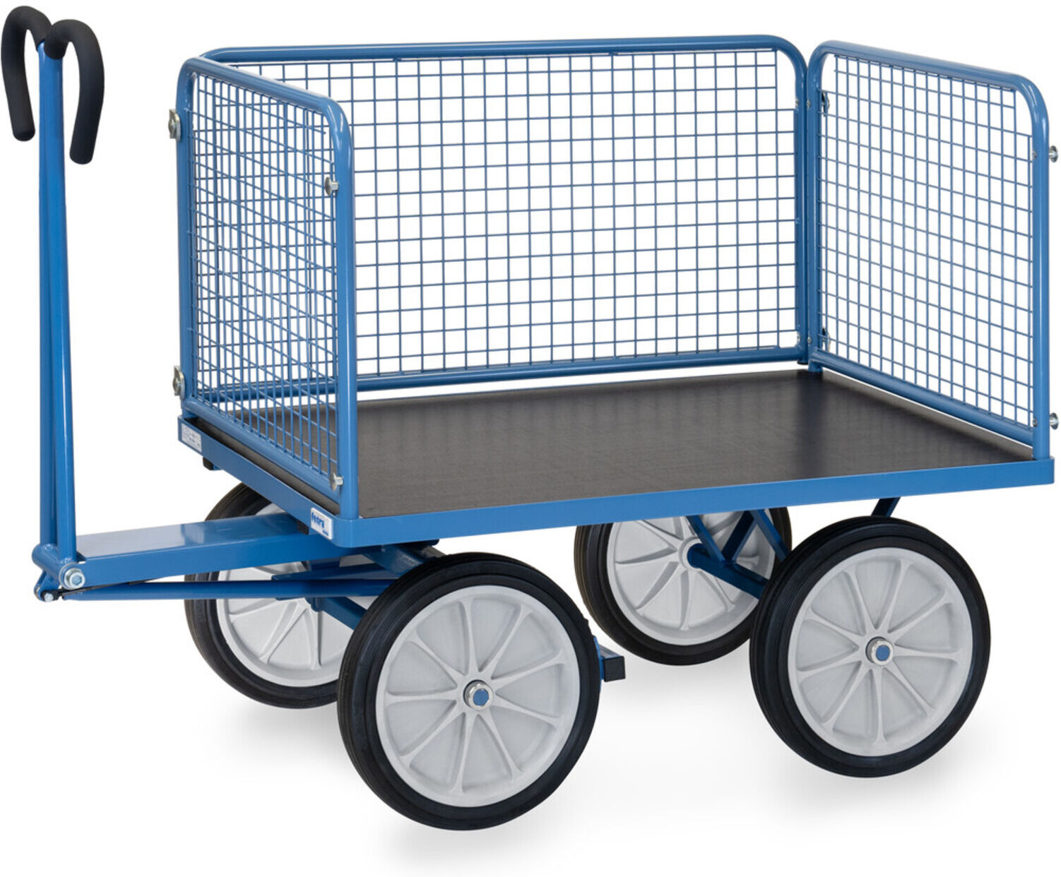 fetra Handpritschenwagen 6434V - Tragkraft 1000kg Vollgummi-Reifen)