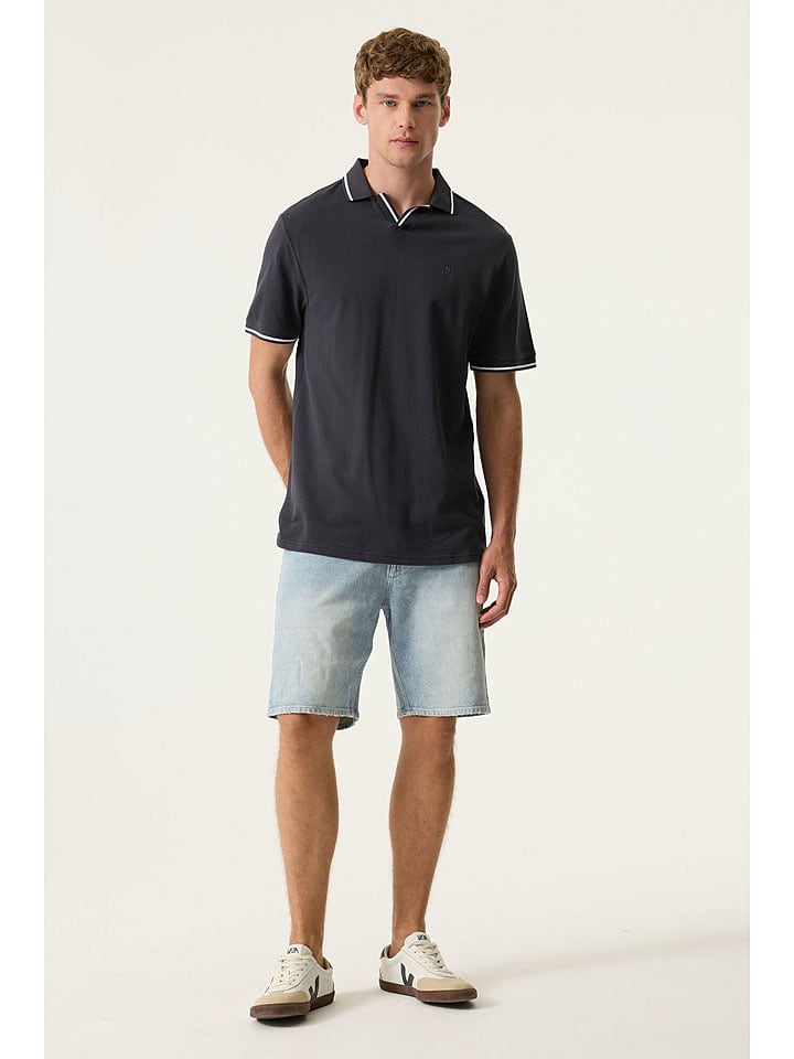 Garcia Poloshirt in Dunkelblau - M