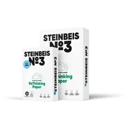 Steinbeis No. 3 Recycling Kopierpapier, DIN A3, 80 g/qm, weiß, Weißegrad: 110 CIE