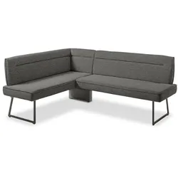 Komfort & Wohnen Eckbank Game plus Stoff Dark Brown