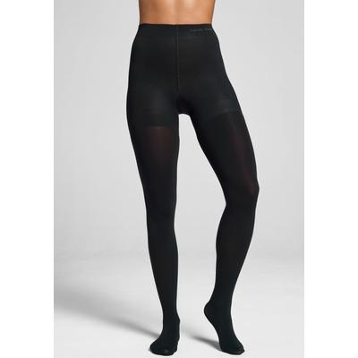 Shaping-Strumpfhose CALVIN KLEIN "WOMEN TIGHT SHAPER", Damen, Gr. XL, schwarz, Obermaterial: 87% Polyamid, 13% Elasthan, unifarben, elastisch, Strumpfhosen, blickdicht, High-Waist, elastisch