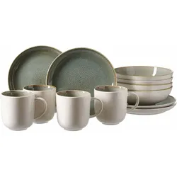 FRÜHSTÜCKS-SET Giada grün 12-tlg.