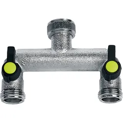 Ewuaqua Zwei-Wege-Verteiler 73469C 3/4", verchromt