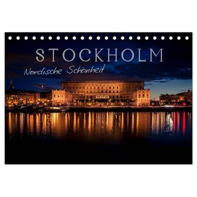 Stockholm - Nordische Schönheit (Tischkalender 2027 DIN A5 quer), CALVENDO Monatskalender