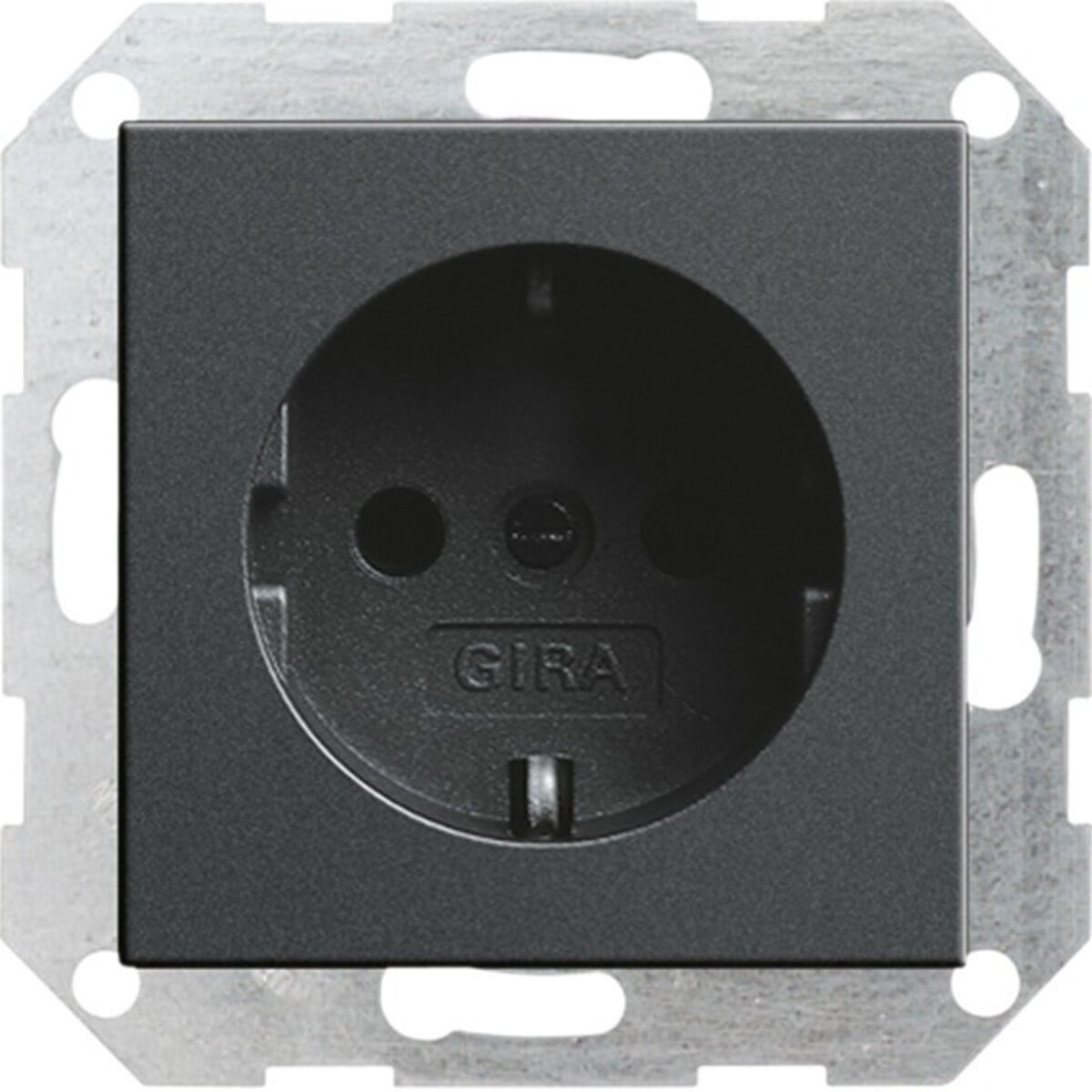 Gira Schuko-stopcontact, antraciet