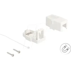 DELOCK 85841 - Keystone Leergehäuse, 1 Port, weiß