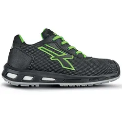 Sicherheitshalbschuhe S3 "MALIBU" Red Industry Green - 35 - schwarz