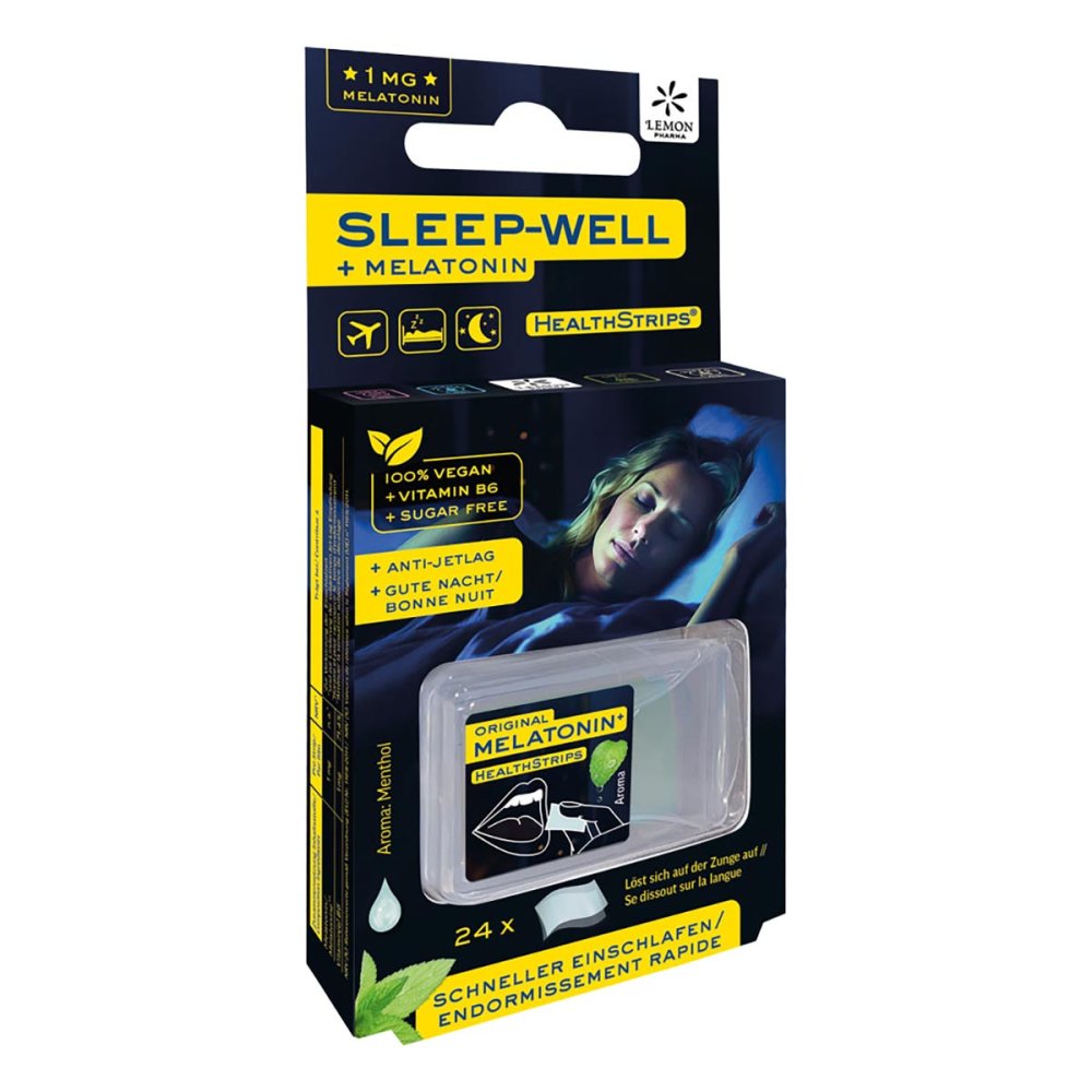Hager Pharma GmbH Melatonin Strips Zungenstreifen 1 mg 19841943