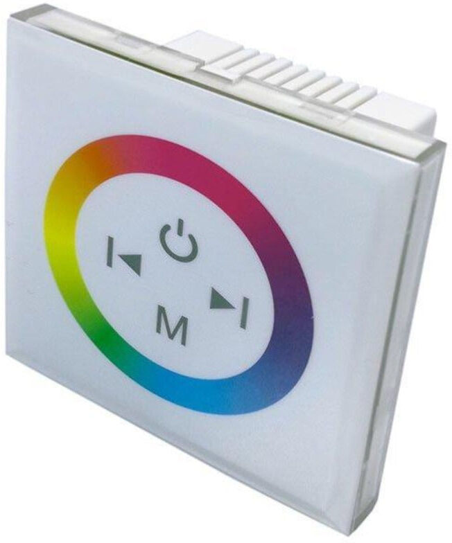 Optonica Variateur LED RGB Tactile Blanc 12V/24V