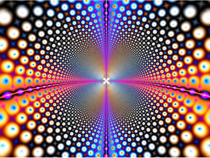 Fototapete PAPERMOON Retro abstrakte siebziger Jahre , bunt, B:2,5m L:1,9m, Vlies, Tapeten, Fototapete