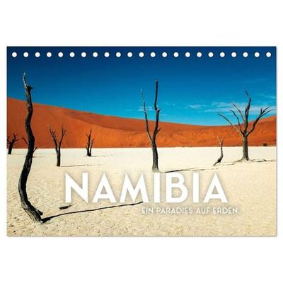 Namibia - Ein Paradies auf Erden. (Tischkalender 2027 DIN A5 quer), CALVENDO Monatskalender