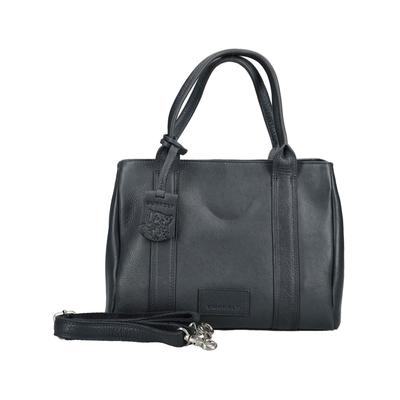 Henkeltasche BURKELY "BURKELY Taschen Leder", Herren, Gr. onesize, blau, Leder, Taschen