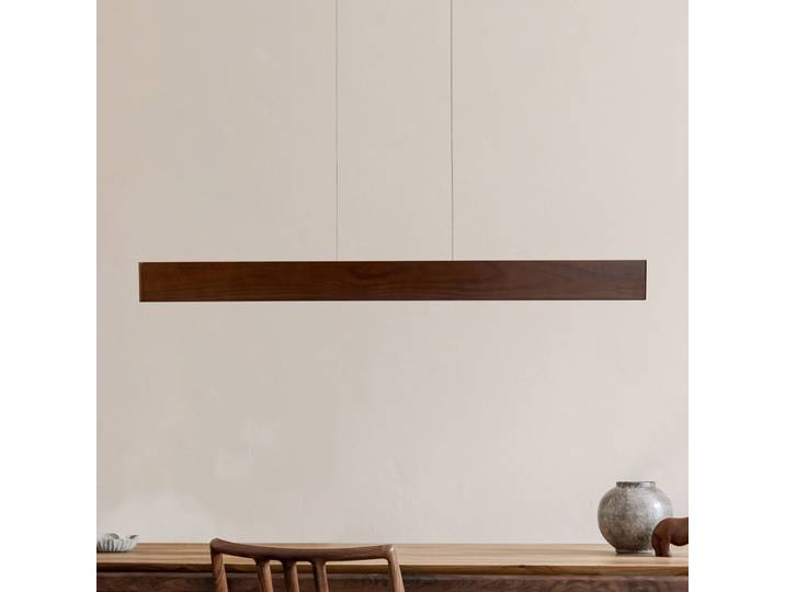 Suspension Flora P150, brun noyer, 150 cm - Antidark - Salle à manger - Bois