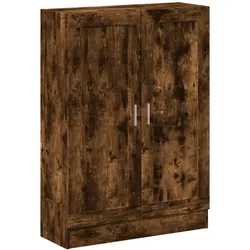 vidaXL Bücherschrank Räuchereiche 82,5x30,5x115 cm Holzwerkstoff