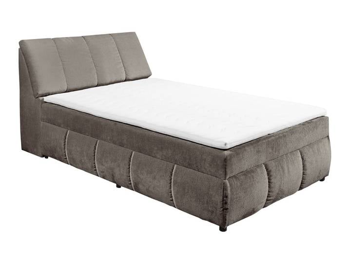 Z2 Boxspringbett VALENCIA, mocca, Velours