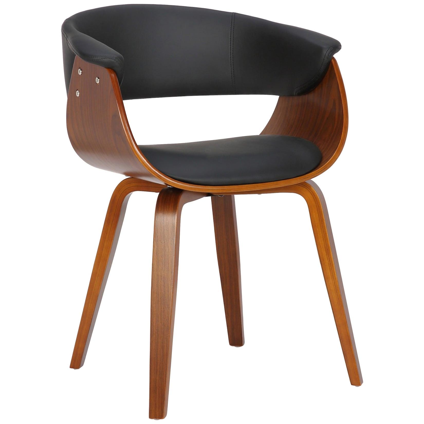 CLP Esszimmerstuhl Bruce mit Kunstlederbezug, Holzgestell, in stilvollem Design für Esszimmer oder Küche Sessel bis 150 kg belastbar