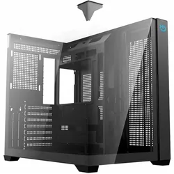 Hiditec Sky Tower Nero (ATX, ITX, mATX), PC Gehäuse, Schwarz