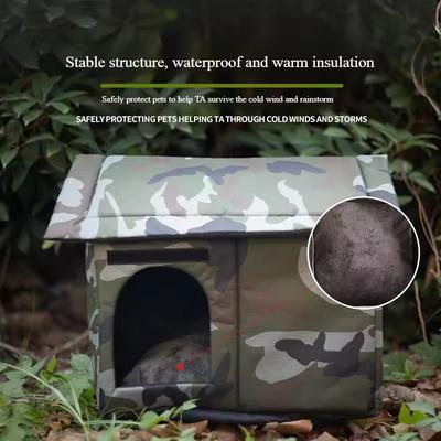 Uplifted Finds Outdoor Camouflage Cat House Outdoor Camouflage Cat House