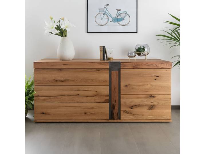 Sideboard Wildeiche / Zerreiche 160x45x75 natur geölt NEW AMSTERDAM #10