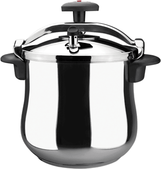 Olla express - Magefesa Star Bombeada, Capacidad 6L, Acero Inoxidable