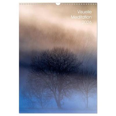 Visuelle Meditation - Glühende Wipfel (Wandkalender 2026 DIN A3 hoch), CALVENDO Monatskalender
