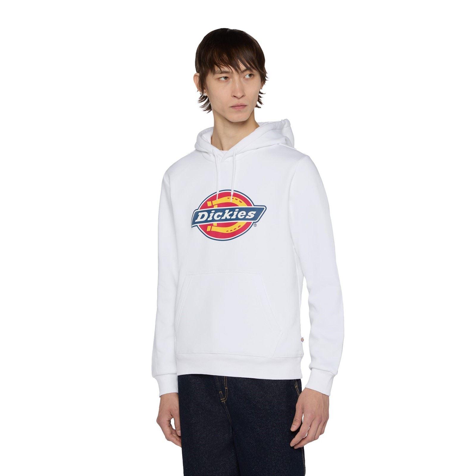 Dickies Icon Logo Polyester Unisex Volwassenen Witte Hoodie