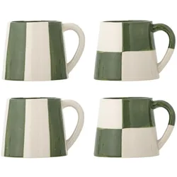 Bloomingville, Tasse, - Floki Mug - Green (280 ml, 4x)