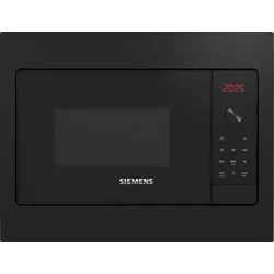 Siemens iQ300, Einbau-Mikrowelle, 50 x 38 cm, Schwarz, Edelstahl BF523LMB3