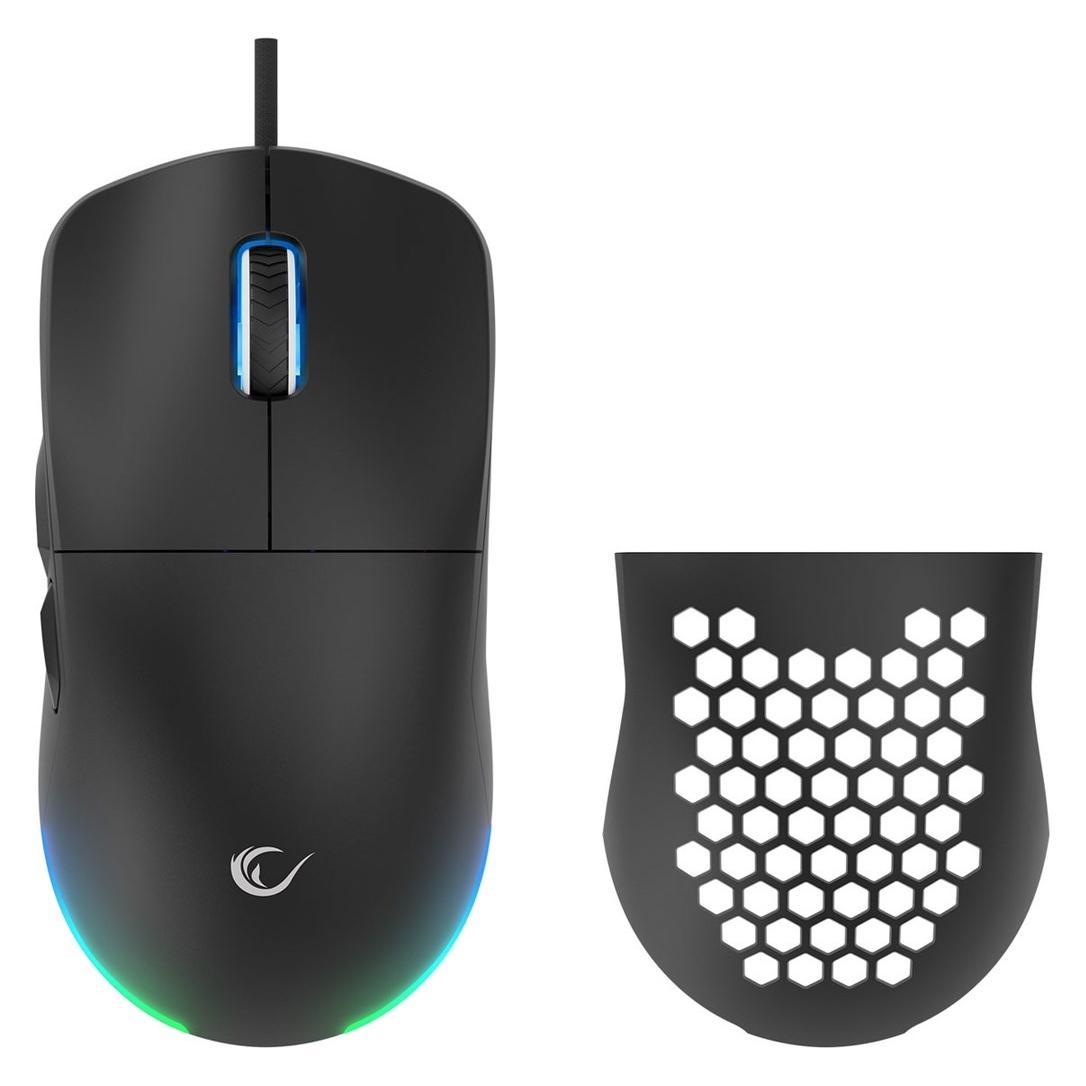 Rampage Mysz Blink (BLINK-BLACK) (Kabelgebunden) (BLINK-BLACK)