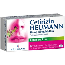 Cetirizin HEUMANN 10 mg Filmtabletten 10 St