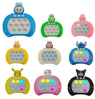 Inspired Living Sanrio Stitch Quick Push Bubble Game Sensory Fidget Toy For Kids 4